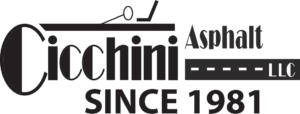 Cicchini Asphalt LLC logo with tagline that says since 1981